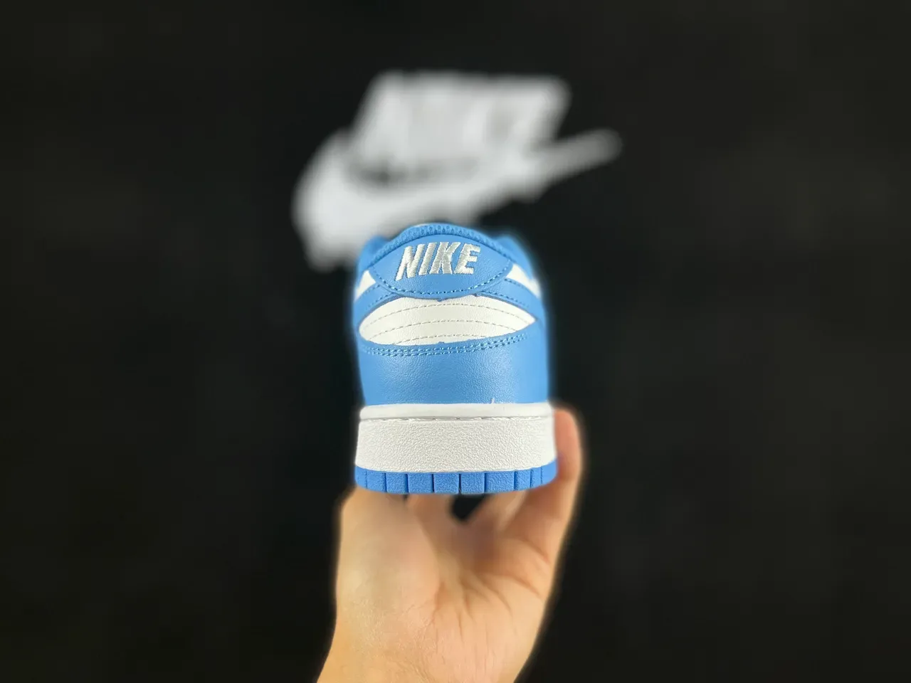 Nike Dunk Low Light Blue and White Lifestyle Sneakers 5