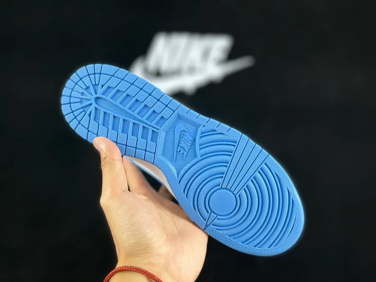 Nike Dunk Low Light Blue and White Lifestyle Sneakers 9