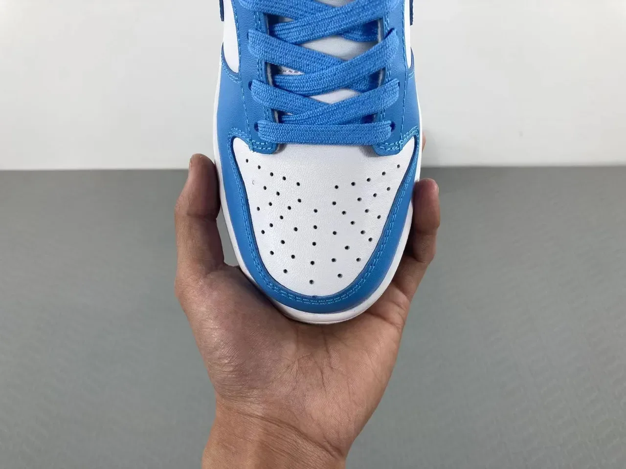 Nike Dunk Low Light Blue and White Lifestyle Sneakers 12