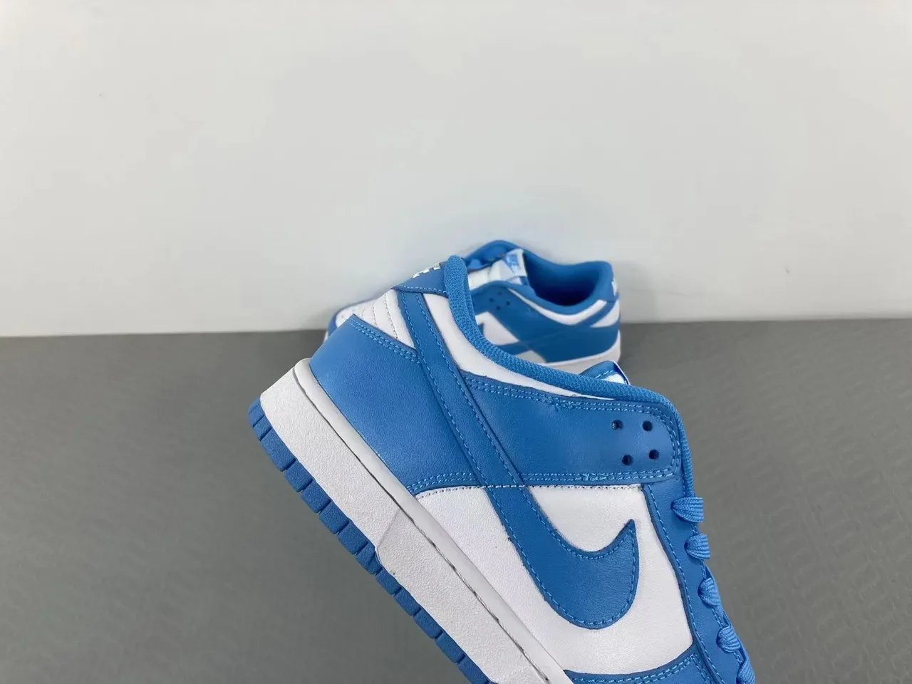 Nike Dunk Low Light Blue and White Lifestyle Sneakers 14