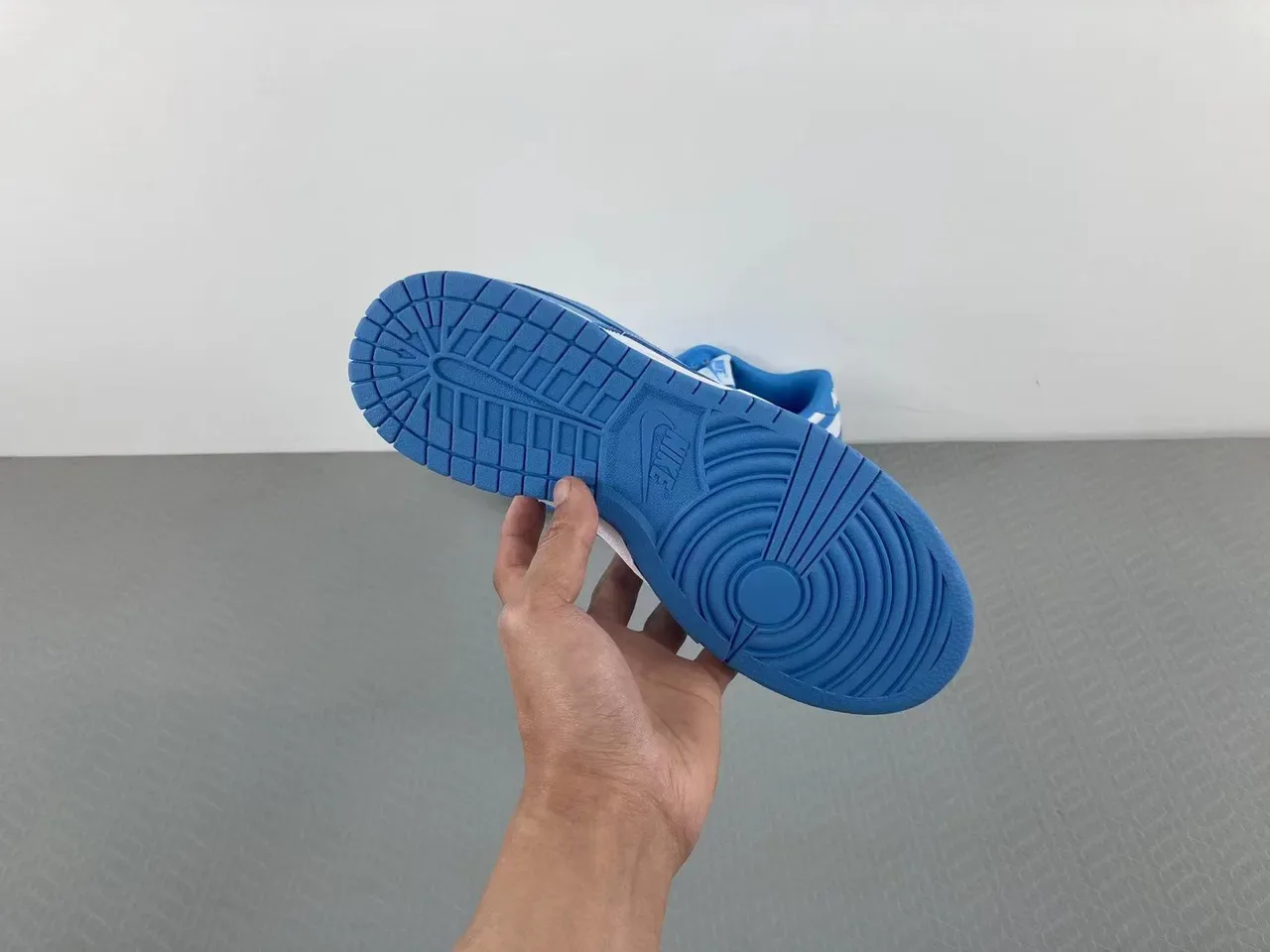 Nike Dunk Low Light Blue and White Lifestyle Sneakers 15