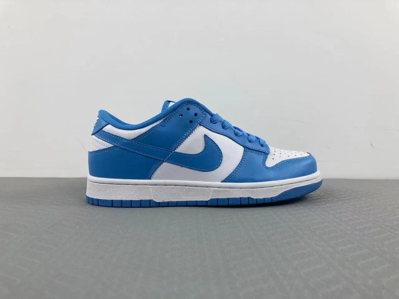 Nike Dunk Low Light Blue and White Lifestyle Sneakers 16
