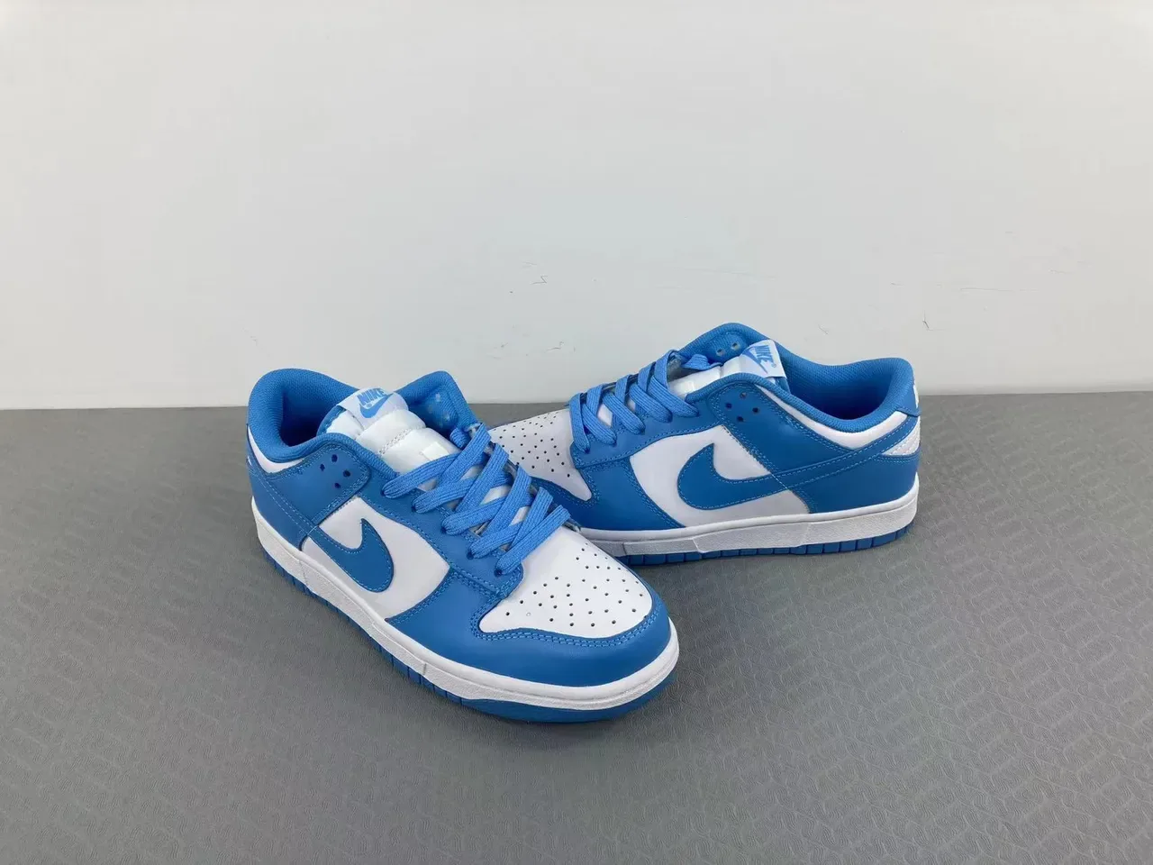 Nike Dunk Low Light Blue and White Lifestyle Sneakers 18