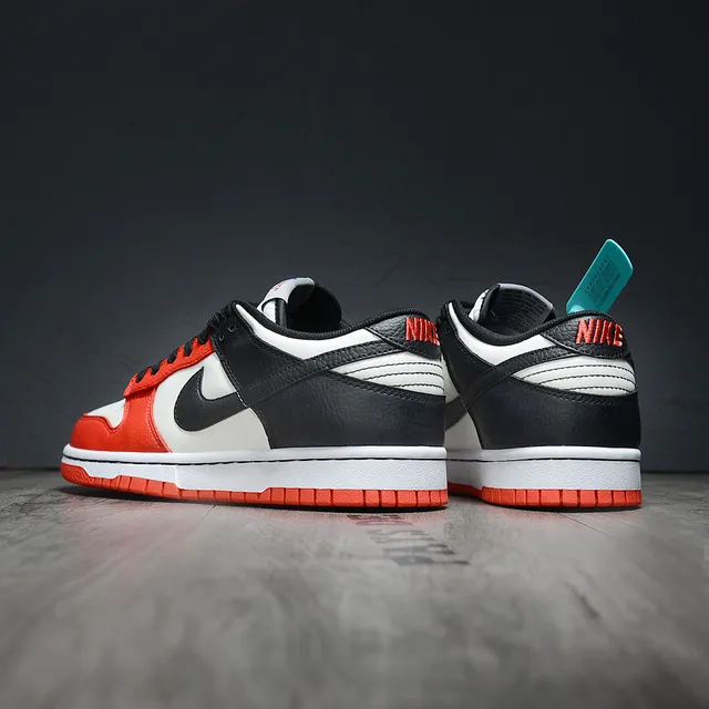 Nike Dunk Low NBA 75th Anniversary White Black Red Lifestyle Sneakers 4