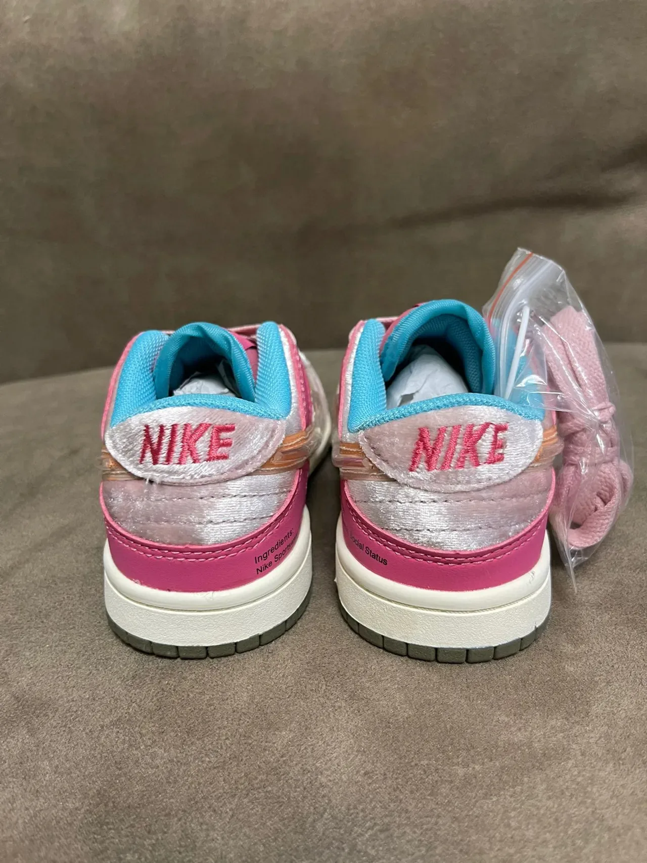 Nike Dunk Low Orange White Lifestyle Sneakers 7