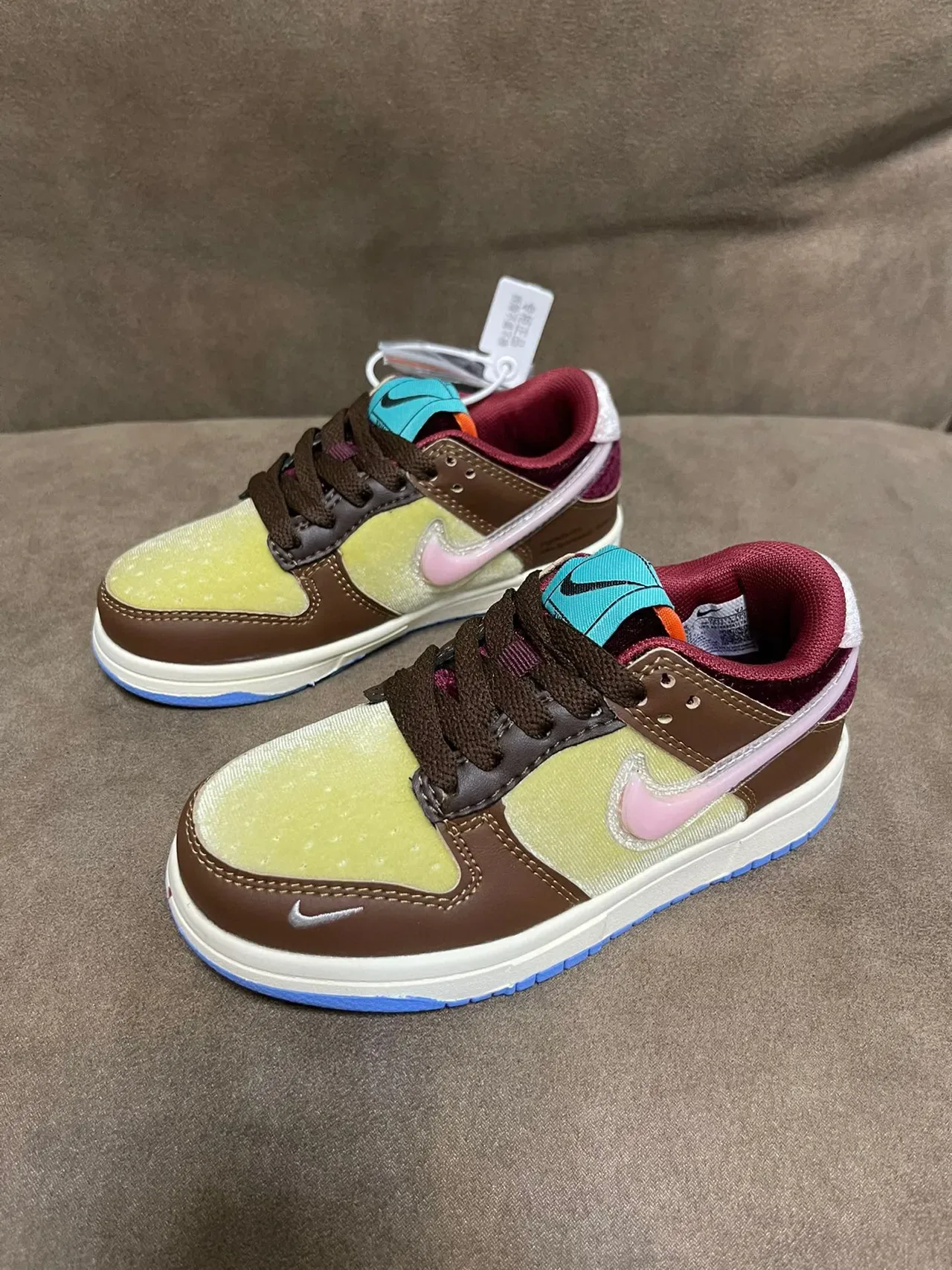 Nike Dunk Low Orange White Lifestyle Sneakers 15