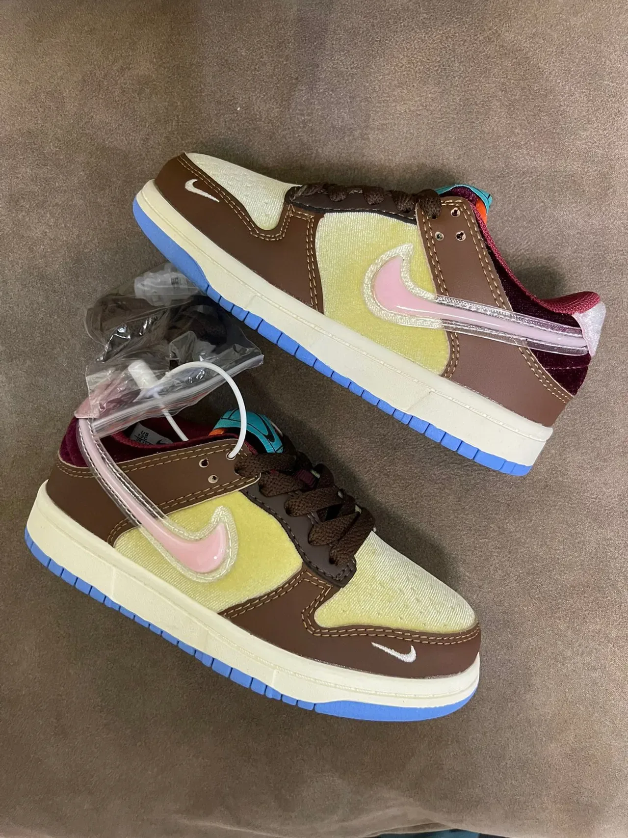 Nike Dunk Low Orange White Lifestyle Sneakers 16