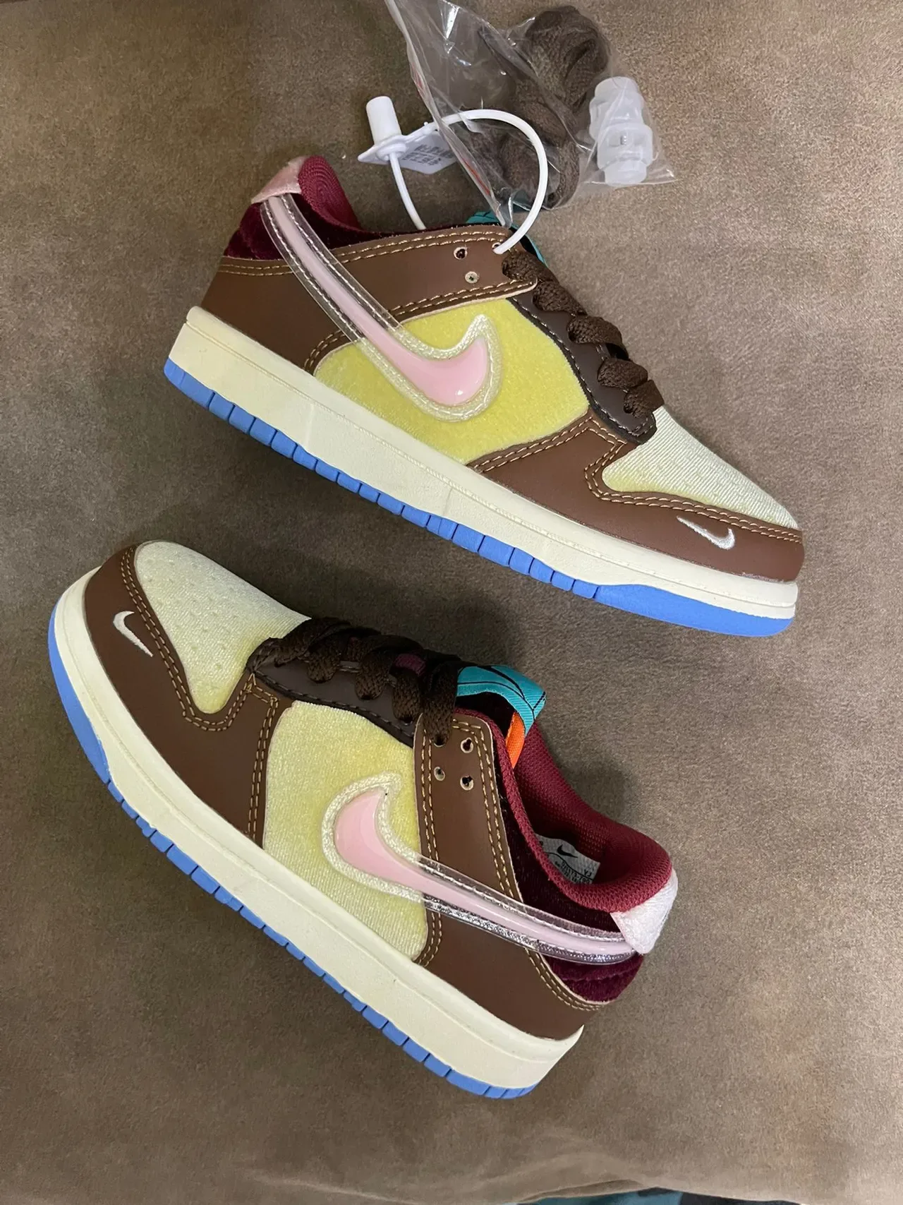 Nike Dunk Low Orange White Lifestyle Sneakers 17