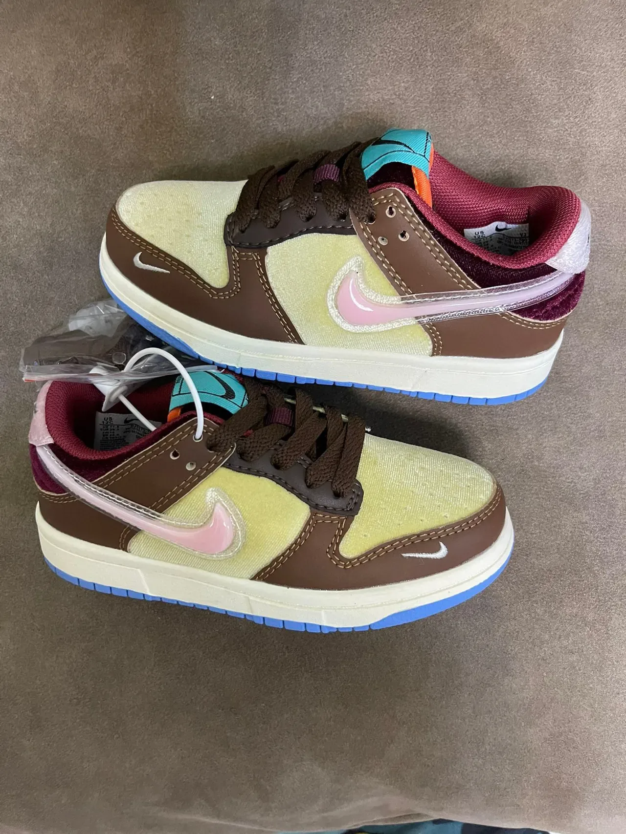 Nike Dunk Low Orange White Lifestyle Sneakers 20