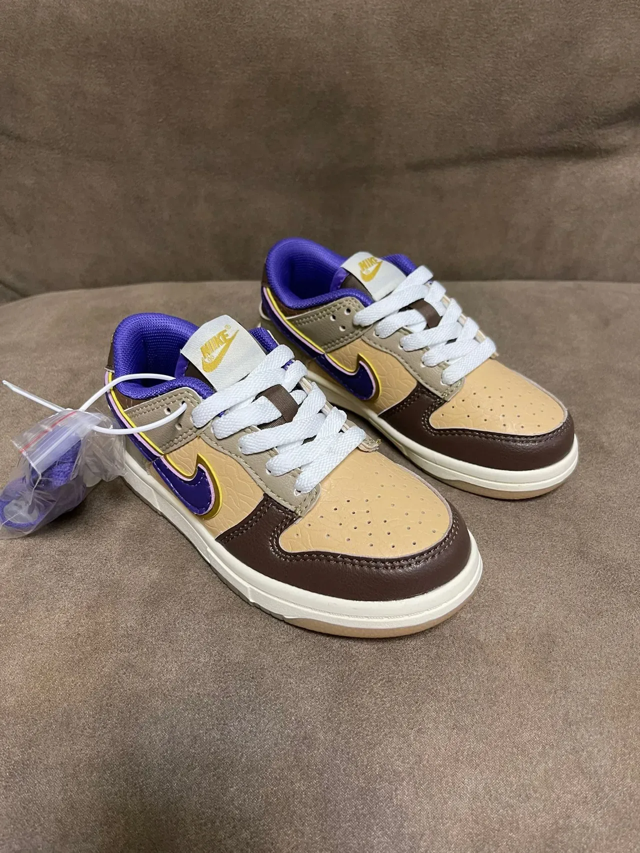 Nike Dunk Low Orange White Lifestyle Sneakers 23