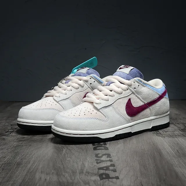 Nike Dunk Low Bleu pâle violet lifestyle sneakers 4