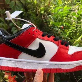 Nike Dunk Low Red White Black Lifestyle Sneakers