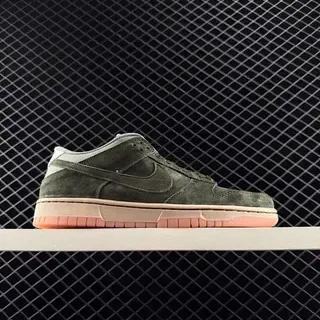 Nike Dunk Low Retro ऑलिव ग्रीन सुडे लाइफस्टाइल स्नीकर
