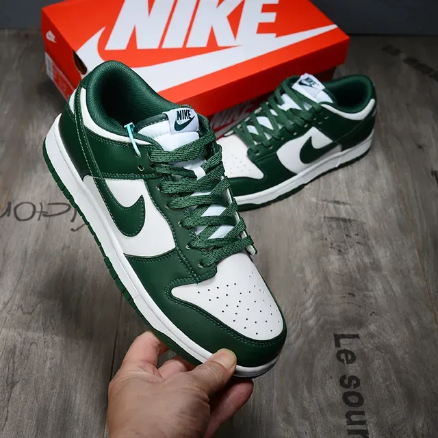 Nike Dunk Low White Deep Green Lifestyle Sneakers 2
