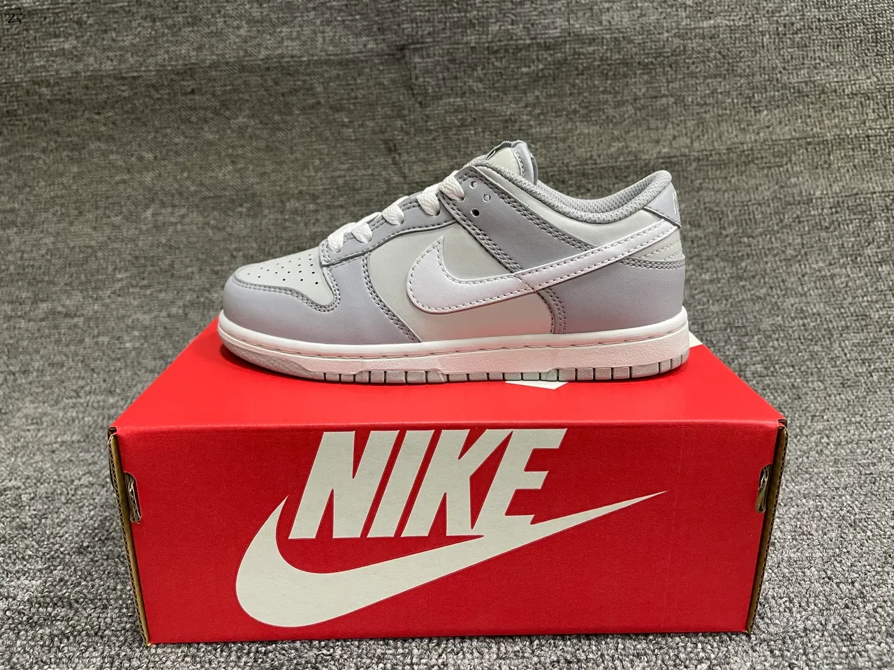 Nike Dunk Low White Royal Blue Lifestyle Sneakers 4