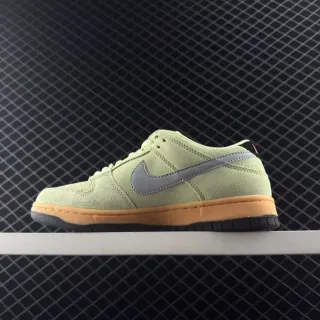 Nike Dunk SB हरी भूरी सूड ऊपरी Low-Top स्केटबोर्ड जूते
