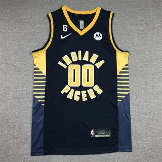 Nike Engineered Collection Navy Yellow Sleeveless V-Neck Jersey