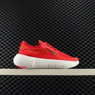 Nike Free Rojo Blanco Flyknit Suela con surcos Zapatillas de correr