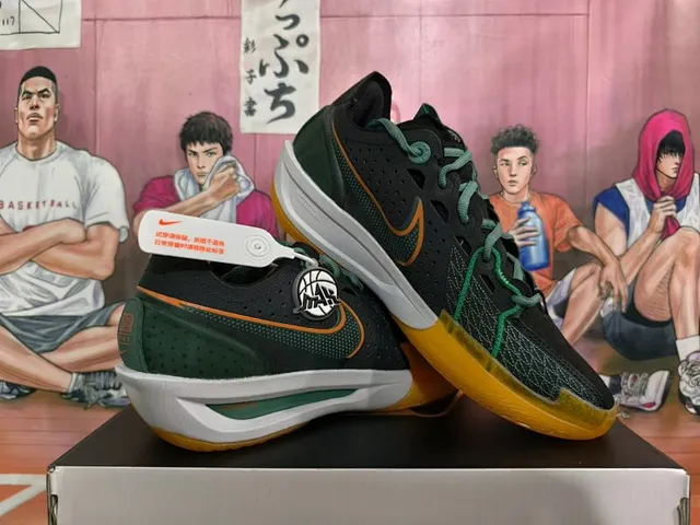 Nike G.T. Cut All-Star Chaussures de Basketball Noir Vert Orange 2