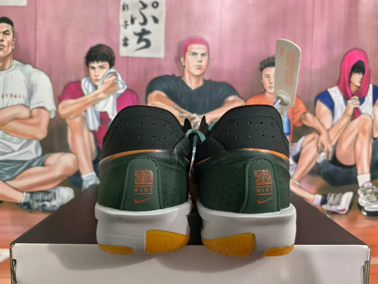 Nike G.T. Cut All-Star Chaussures de Basketball Noir Vert Orange 3