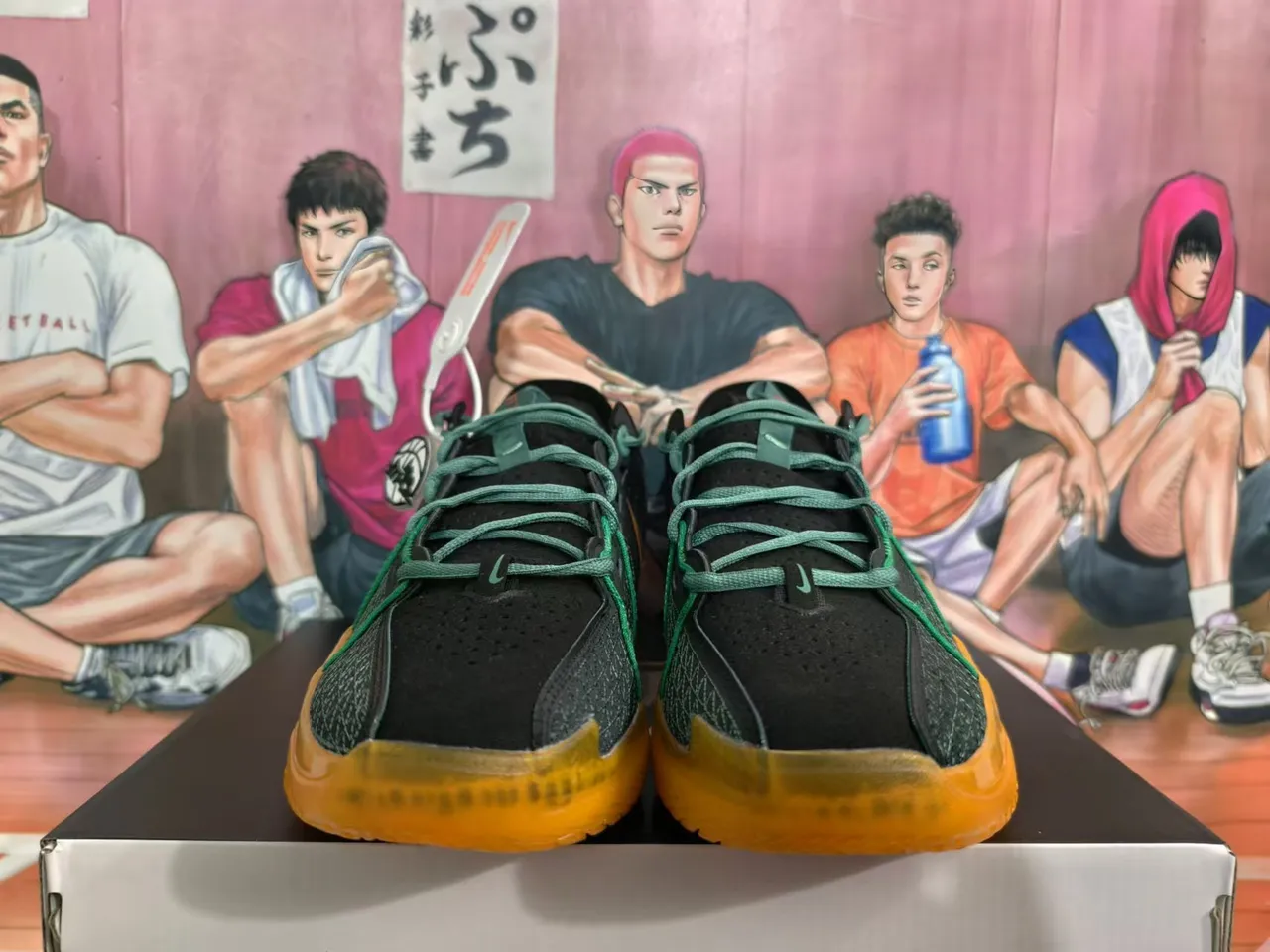 Nike G.T. Cut All-Star Chaussures de Basketball Noir Vert Orange 4