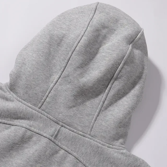 Nike Gray Black Full-Zip Raglan Sleeve Hoodie 6