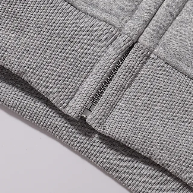 Nike Gray Black Full-Zip Raglan Sleeve Hoodie 9