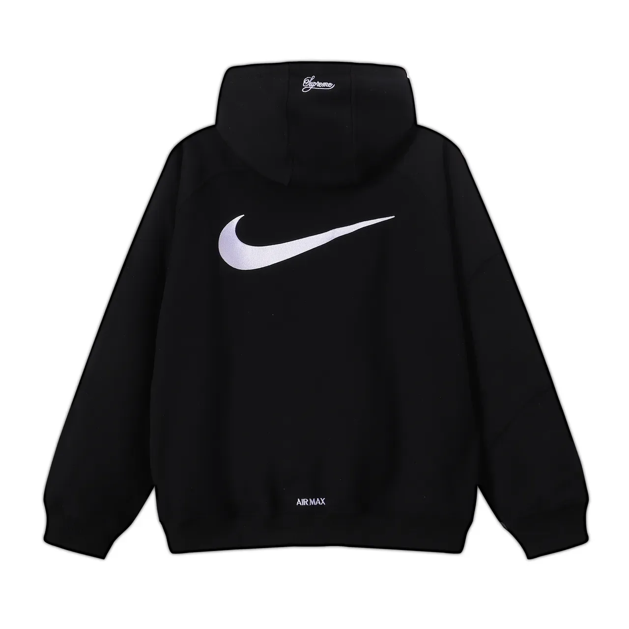 Nike Gray Black Full-Zip Raglan Sleeve Hoodie 13