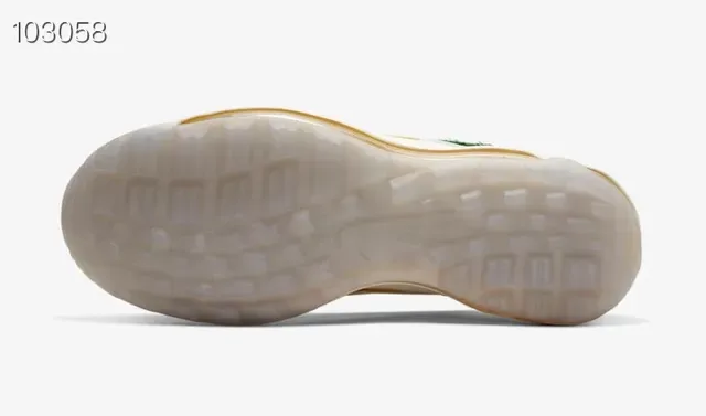 Nike Green White Plush Textured Upper Midsole Lifestyle Sneakers 6