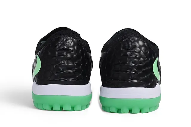 Nike Gripknit Turf Noir et Vert Néon Chaussures de football 4