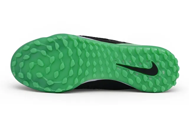 Nike Gripknit Turf Noir et Vert Néon Chaussures de football 6