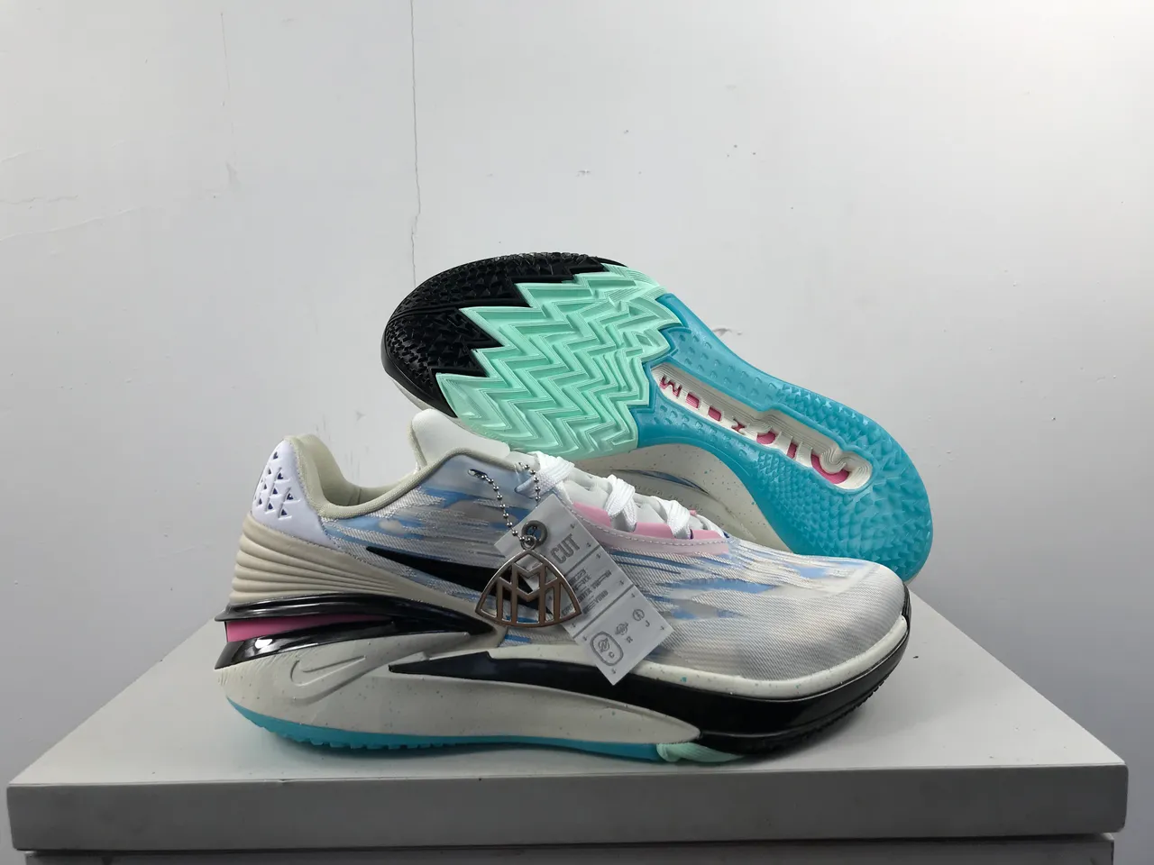 Nike GT2 Generation White Blue Pink Running Shoes 5