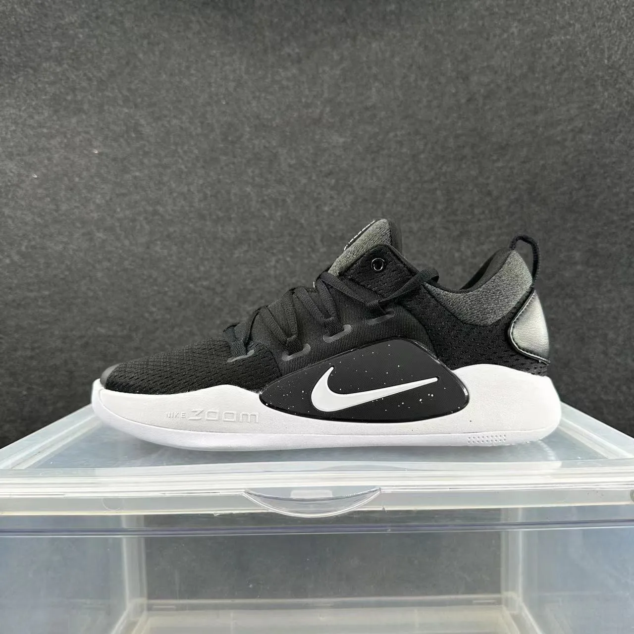 Nike Hyperdunk X Low Black White Mesh And Synthetic Overlay Basketball Shoes 2