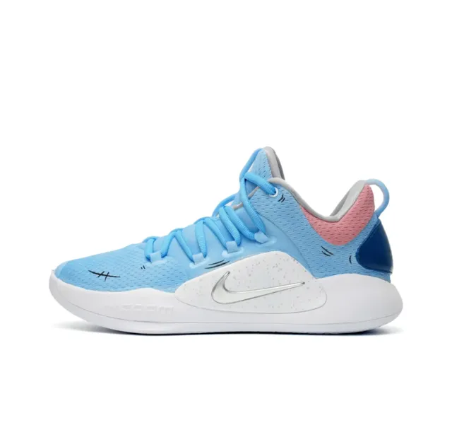 Nike Hyperdunk X Low Light Blue Pink Navy Basketball Shoes 2