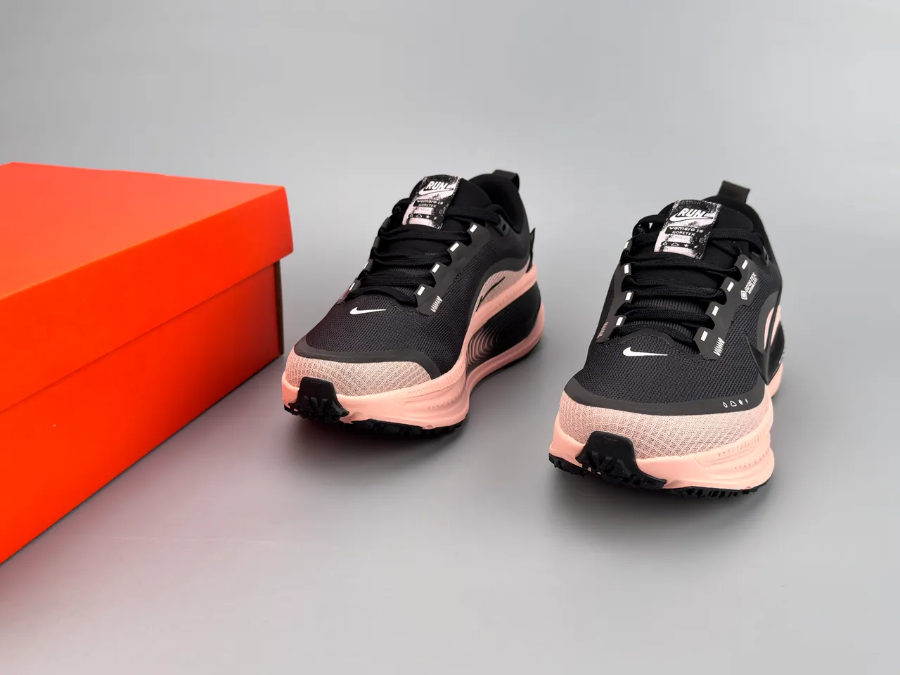 Nike Invincible Run Black Pink Engineered Mesh Upper Sculpted ZoomX Midsole Running Shoes 5