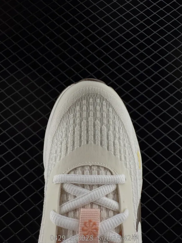 Nike Journey Run 2024 White Red Engineered Knit Upper Wave-Shaped Cushioning Running Shoes 2