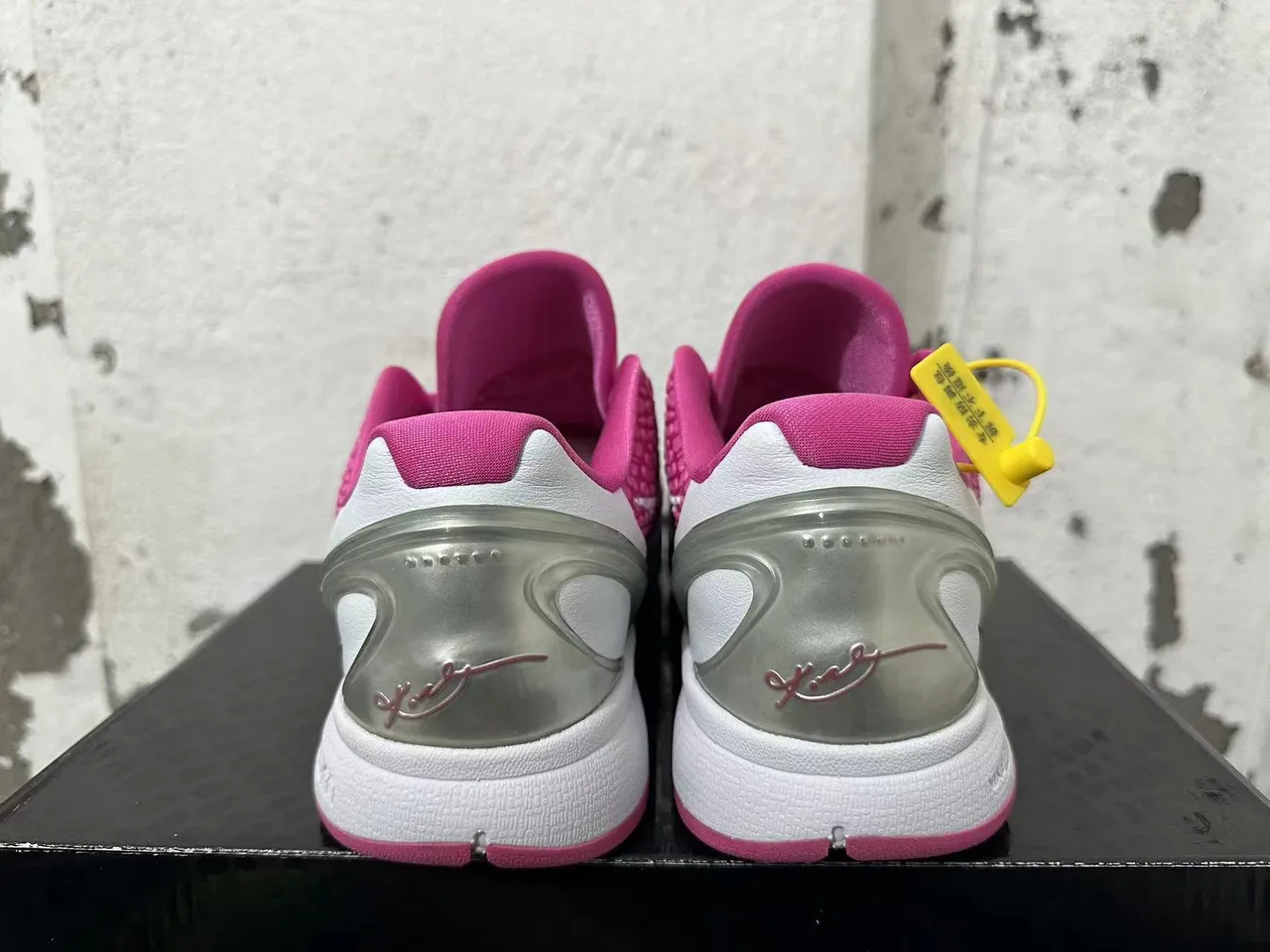 Nike Kobe 4 Pink White Silver Basketball Shoes 2