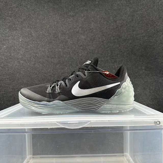 Nike Kobe 8 Black Silver Basketball Shoes 2