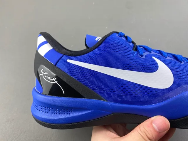 Nike Kobe 8 System Royal Blue Black Basketball Shoes 3