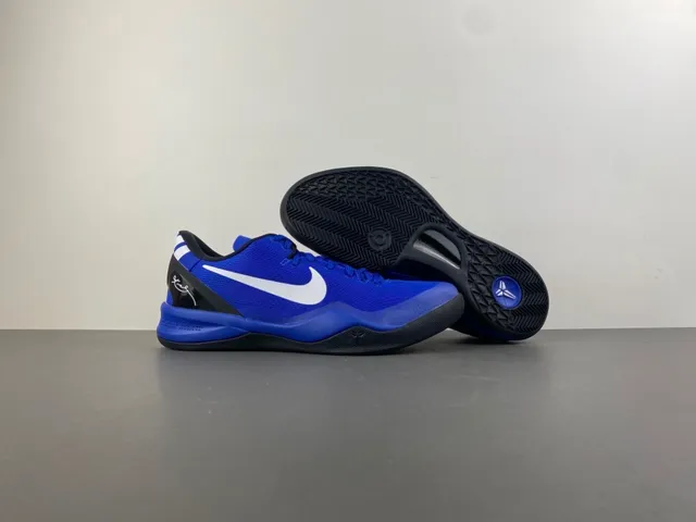 Nike Kobe 8 System Royal Blue Black Basketball Shoes 13