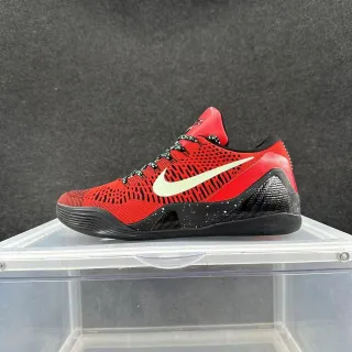 Nike Kobe 9 Elite Low Red and Black Basketball Shoes