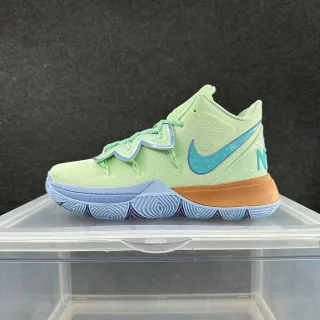 Nike Kyrie हरा नीला हाई टॉप निट अप बास्केटबॉल जूते