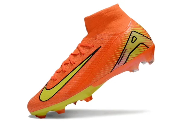 Nike Mercurial Superfly Orange and Neon Yellow Firm-Ground Soccer Shoes 3
