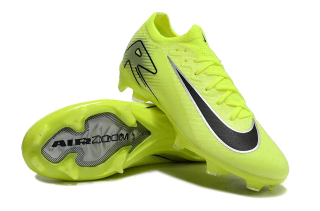 Nike Mercurial Vapor Air Zoom Neon Yellow Firm-Ground Soccer Shoes 3