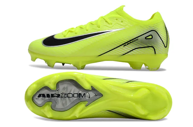Nike Mercurial Vapor Air Zoom Neon Yellow Firm-Ground Soccer Shoes 5