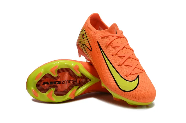 Nike Mercurial Vapor Air Zoom Orange Neon Firm-Ground ফুটবল জুতা 4
