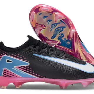 Nike Mercurial Vapor R Air Zoom Black Pink Blue Firm-Ground Soccer Shoes