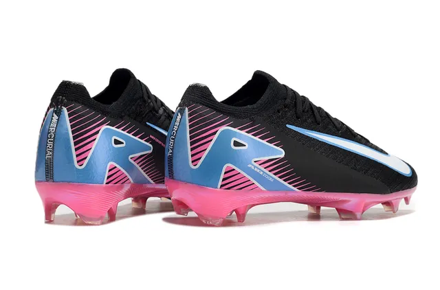 Nike Mercurial Vapor R Air Zoom Black Pink Blue Firm-Ground Soccer Shoes 5