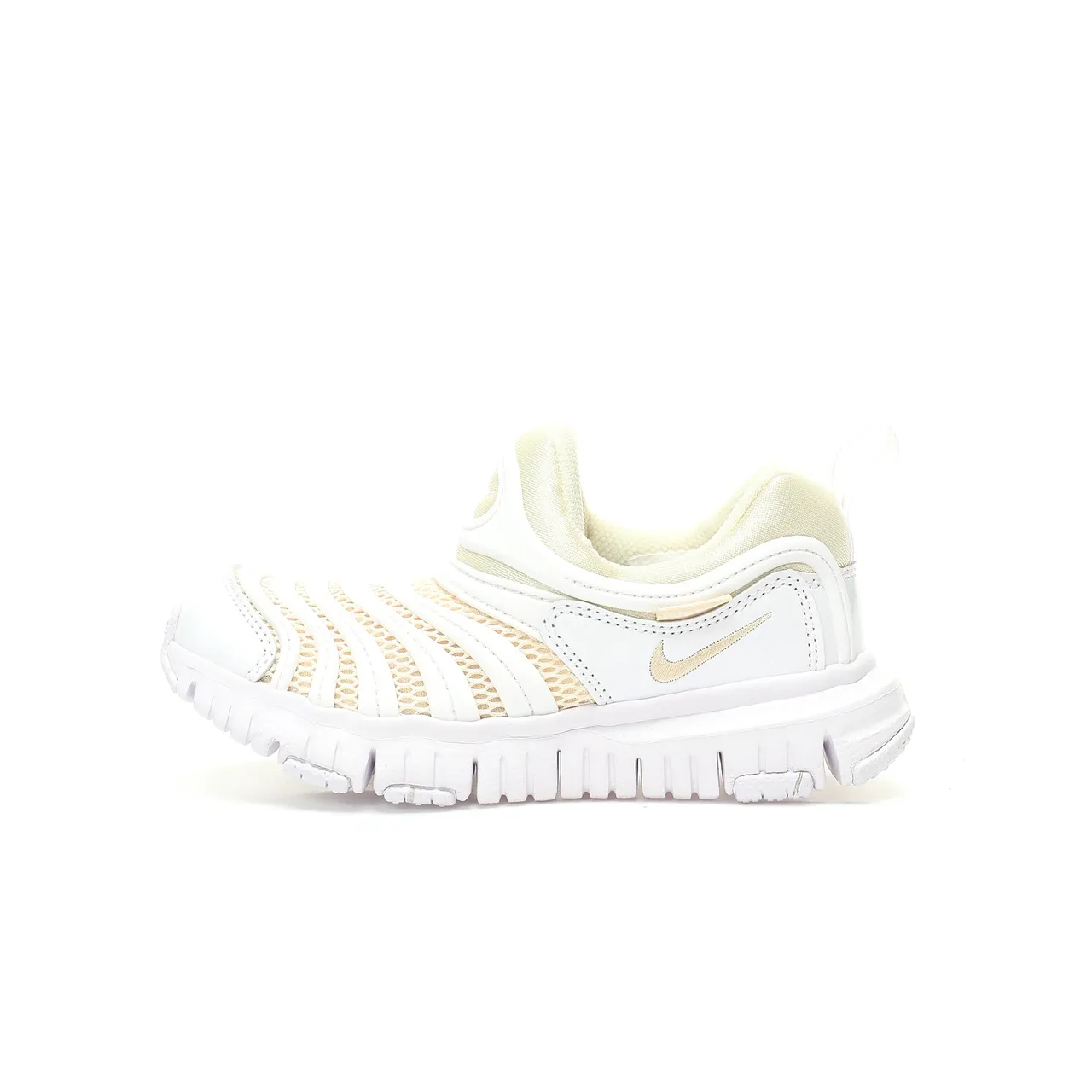 Nike Multicolor White Slip-On Wave-Patterned Upper Running Shoes 8
