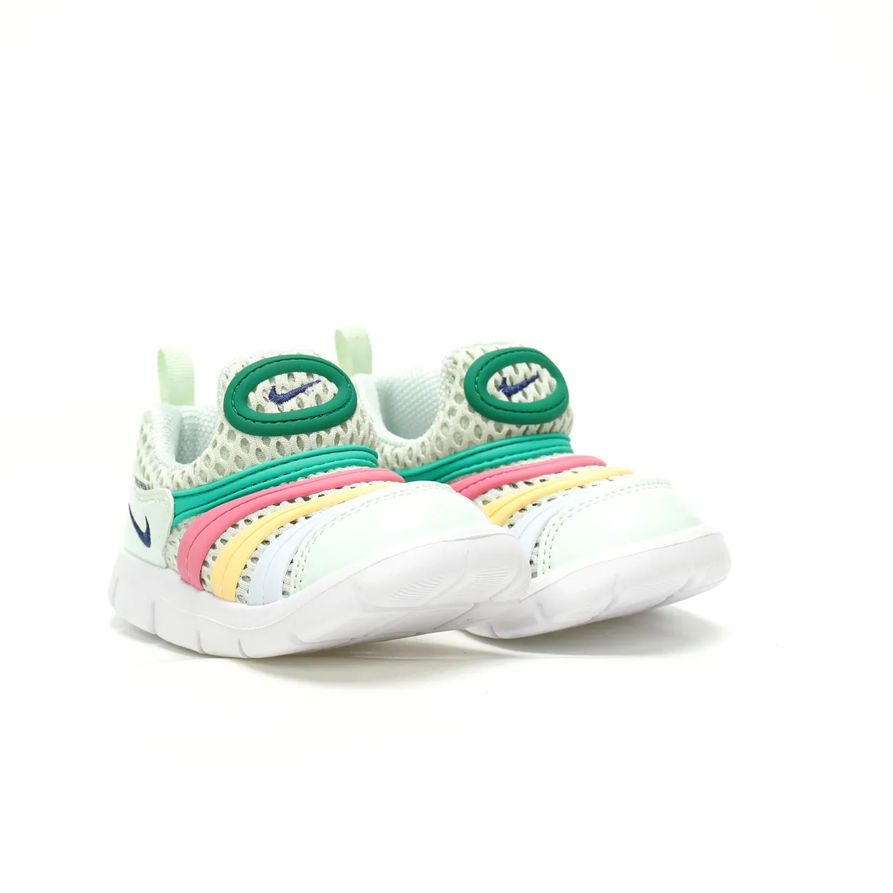 Nike Multicolor White Slip-On Wave-Patterned Upper Running Shoes 22